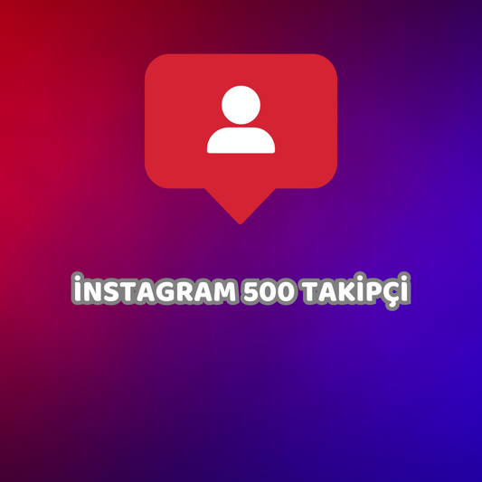 İNSTAGRAM 500 TAKİPÇİ